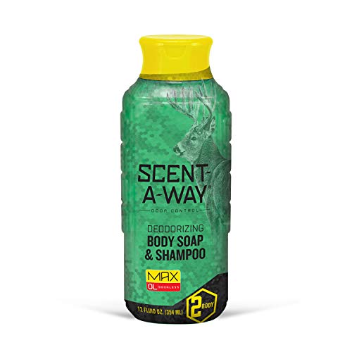 Hunters Specialties Scent-A-Way MAX 32oz Liquid Body Soap & Shampoo, Green, 32 oz