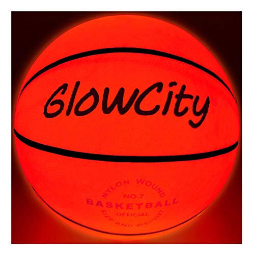 GlowCity Light Up Basketball-Uses Two High Bright LED's (Official Size and Weight)