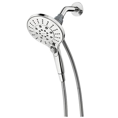 Moen 26112 Engage Magnetix Six-Function 5.5-Inch Handheld Showerhead with Magnetic Docking System, Chrome