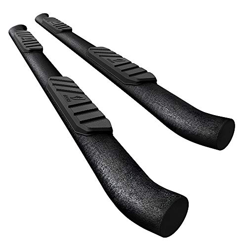 Tyger Auto TG-SS2C35048 Tyger Rider Running Boards Compatible with 07-18 Chevy Silverado/GMC Sierra 1500 (Inc. 19 LD/Limited); 07-19 2500/3500 | Double & Extd Cab | 3.5' W | Textured Black Side Step