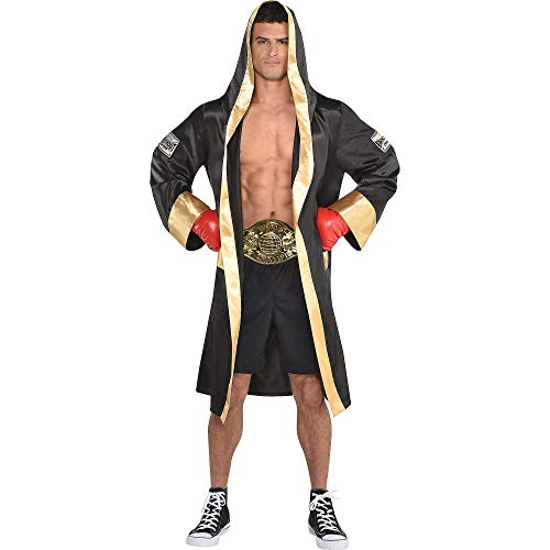 amscan Adult Boxing Robe Costume, Multi, One Size