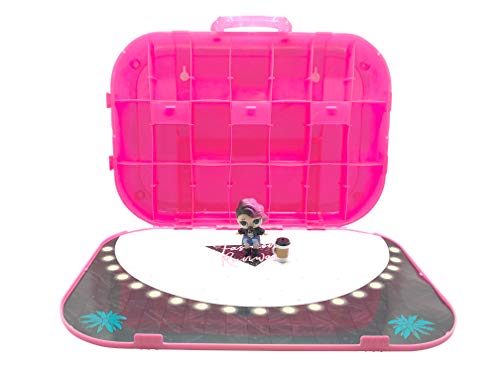 L.O.L. Surprise! Fashion Show On-The-Go Storage/Playset with Doll Included – Hot Pink