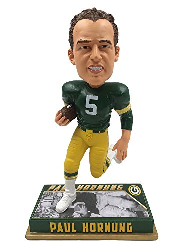 Forever Collectibles Green Bay Packers Paul Hornung #5 Retired 8' Bobblehead