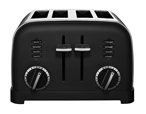 Cuisinart CPT-180MB 4-Slice Metal Classic Toaster, Matte Black