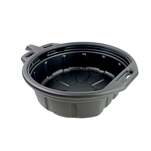Capri Tools CP21024 Portable Oil Drain Pan, 2 gallon, Black