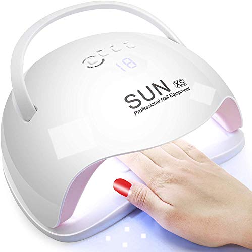 UV LED Nail Lamp Fast Dry Gel Light Nail Dryer for Gel Nail Polish, Professional Nail Art Tools with Automatic Sensor with 4 Timers 72W curing lamp (36 Bead)