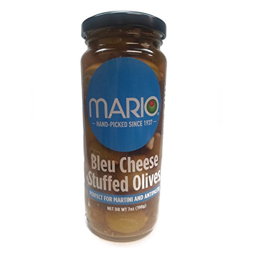 Mario Camacho Foods Stuffed Olives, Bleu Cheese, 7 Ounce