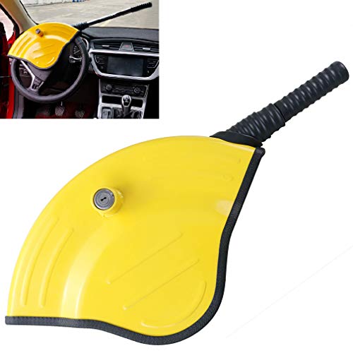 OKLEAD Universal Car Steering Wheel Lock - Full Cover Airbag Anti Theft Locking Device for Car SUV Pickup with 2 Keys