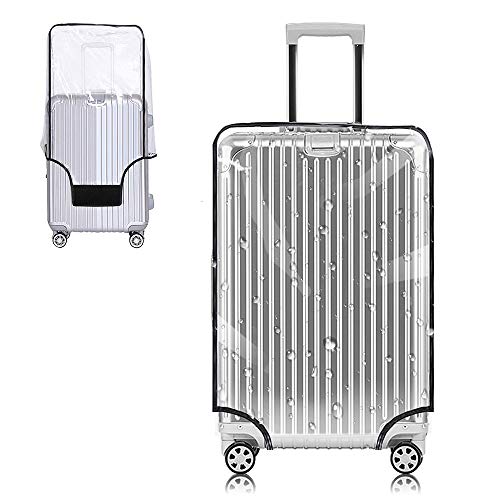 Yotako Clear PVC Suitcase Cover Protectors 20 24 28 30 Inch Luggage Cover for Wheeled Suitcase (28''(18.9''L x 12.6''W x 26.4''H))