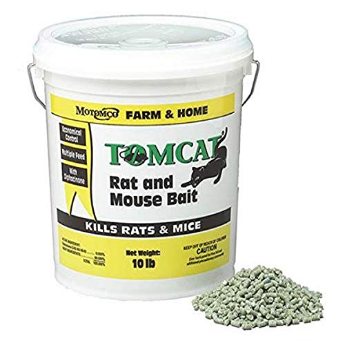 Motomco 008-32345 Tomcat Rat and Mouse Bait Pellet, 10 lb