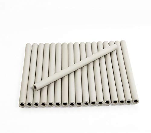 Zljiont Replacement Gas Grill Ceramic Radiants, BBQ Grill Ceramic Rods for DCS Heat Plates, for DCS Grill 245398, DCSCT, 9.5' Long (18)