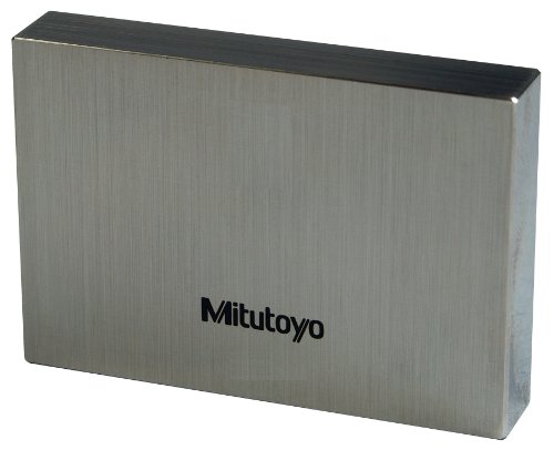 Mitutoyo Steel Rectangular Gage Block, ASME Grade AS-1, 10 mm Length