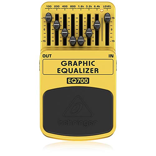 Behringer EQ700 Ultimate 7-Band Graphic Equalizer,Lt Yellow