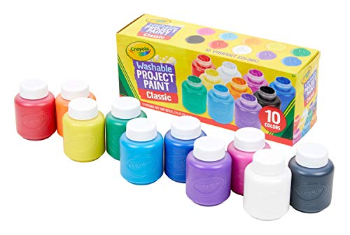 Crayola Washable Kids Paint Set, 10 Count