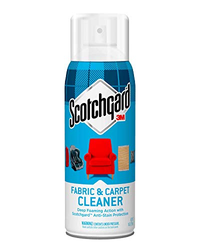 Scotchgard Fabric & Carpet Cleaner, Deep Foaming Action with Scotchgard Anti-Stain Protection, 14 Ounces, Blue Cleaner (7100096524)