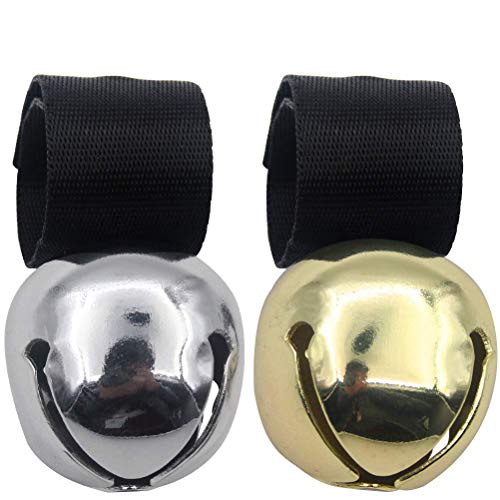 SCENEREAL Large Dog Collar Bell for Training, Hiking, Walking, Hunting(Bear Bell, Cow Bell)