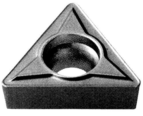 Cobra Carbide 40957 Solid Carbide Turning Insert, C550 Grade, Uncoated (Bright) Finish, TCMT Style, TCMT 32.52, 5/32' Thick, 1/32' Radius (Pack of 10)