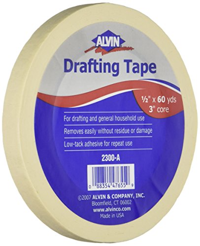 Alvin, 2300-A, Drafting Tape, 0.5' x 60 Yards