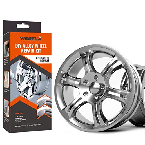 Visbella DIY Alloy Wheel Repair Adhesive Kit Rim Surface Damage Car Auto Rim Dent Scratch Care (Paper Packaging) (hub-227)