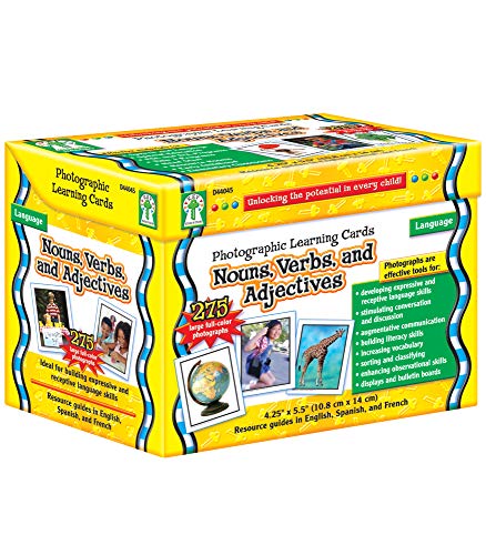 Carson-Dellosa Nouns, Verbs and Adjectives Learning Cards (D44045)