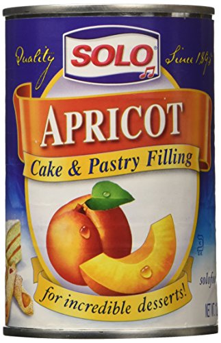 Solo Apricot Cake and Pastry Filling 12 Ounce - Pack of 2
