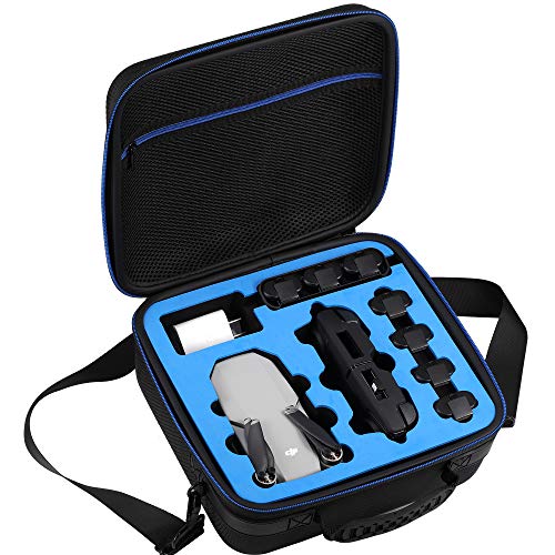D DACCKIT Travel Case Compatible for DJI Mavic Mini Fly More Combo - Fit Aircraft, 8X Intelligent Battery, Remote Controller, Charging Hub, RC Cable and Other Accessories