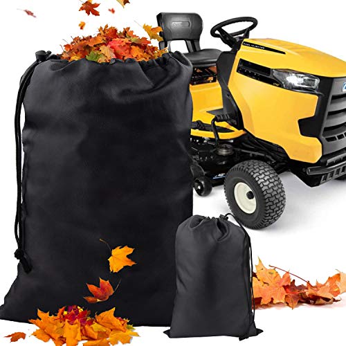 Deyard Leaf Bag for Lawn Tractor, Durable 54 cu. ft. 120-inch Opening Garden Lawn Mower Leaf Bags for Fast Garden Leaf Cleaning, Universal Fit Leaf Bag for Riding Lawn Mower
