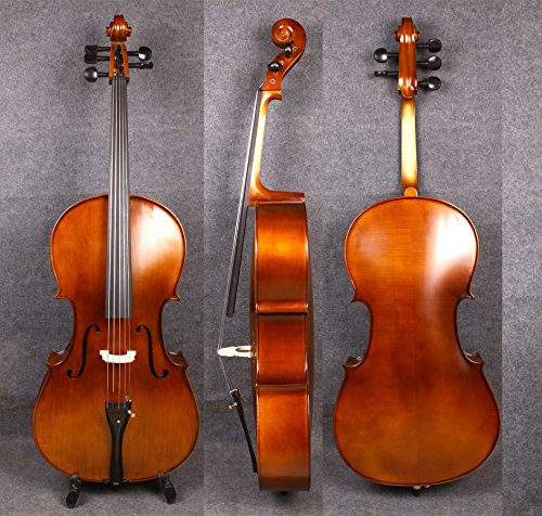 Yinfente 4/4 5 String Cello Acoustic Model Full size Spruce Maple wood Free Cello bow Bag Sweet Sound