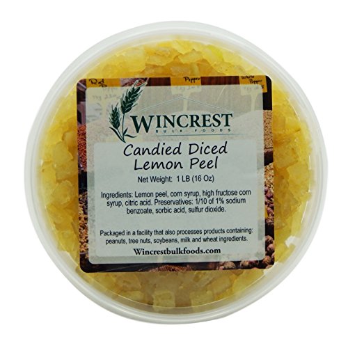 Candied Fruit - 1 Lb Tub (Diced Lemon Peel)