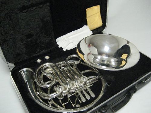 OPUS USA by Ktone Professional Silver Double French Horn Brand New