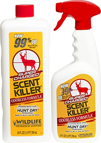 Scent Killer 559 Wildlife Research Super Charged Spray 24/24 Combo, 48 oz.