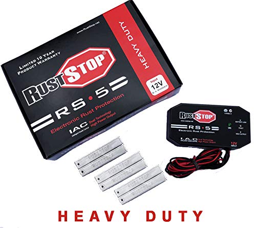 RustStop RS-5 Heavy Duty Electronic Rust Protection for Large and Extreme Use Vehicles