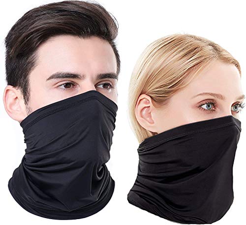Neck Gaiter Breathable Face Mask Reusable for Halloween - Protection from Wind, Cold, Dust - Washable Scarf, Bandana
