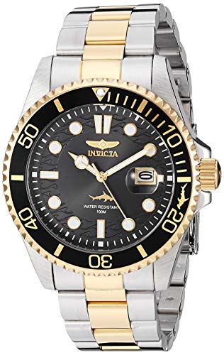 Invicta Men's Pro Diver Quartz Watch with Stainless Steel Strap, Two Tone, 22 (Model: 30023)