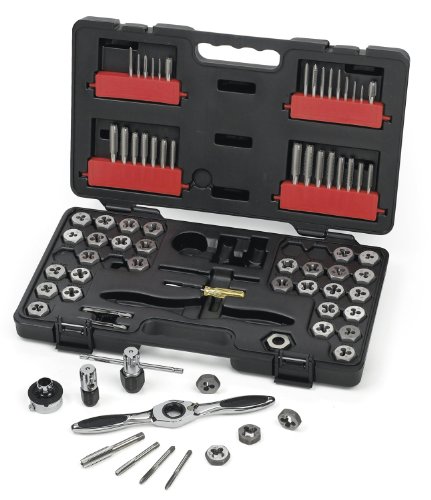 GEARWRENCH 75 Pc. Ratcheting Tap and Die Set, SAE/Metric - 3887