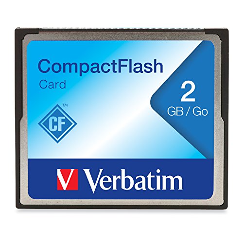 Verbatim 2GB CompactFlash Memory Card, Black, Model Number: 47012