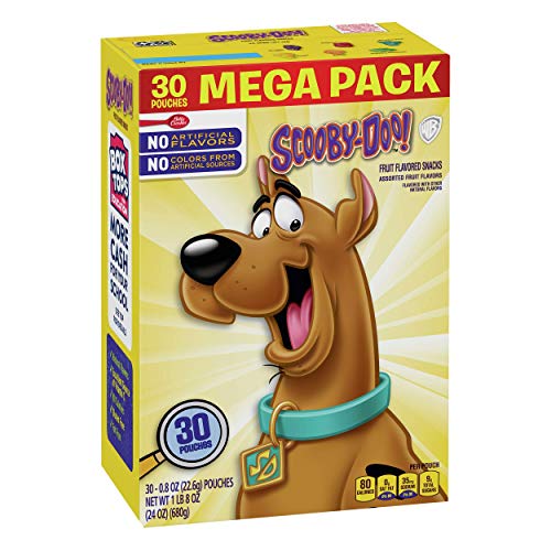 Betty Crocker Scooby Doo Snacks Fruit Snacks, Mega Pack, 30 ct, 24 oz