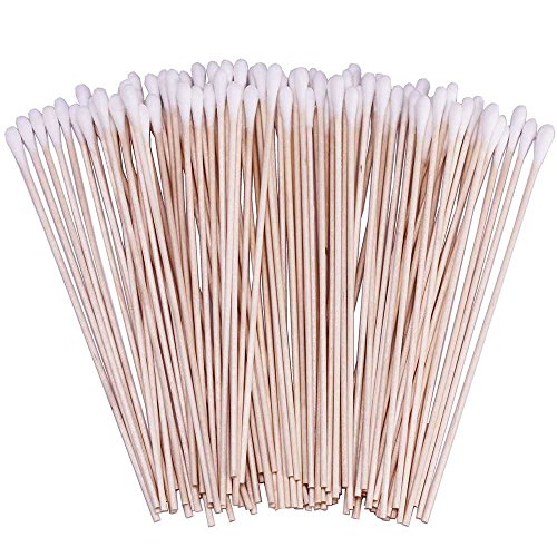 500 Pcs 6 Inch Cotton Swabs with Wooden Handles Cotton Tipped Applicator