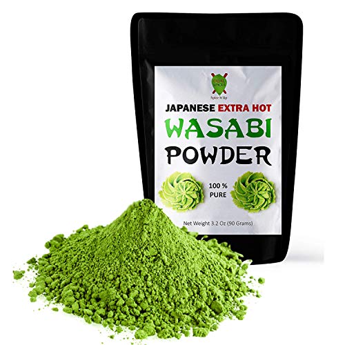 Dualspices Japanese Wasabi Powder 3.2 Oz (90 Grams) EXTRA HOT - NO FILLERS - 100% Pure
