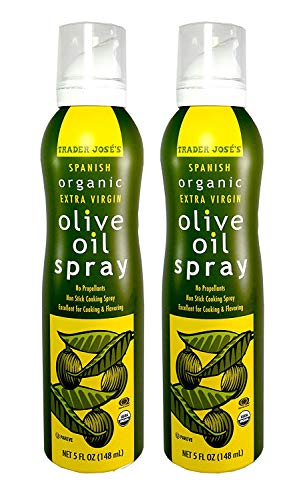 Trader Joe's Jose's Spanish Organic Extra Virgin Olive Oil Non Stick Cooking Spray 5 Fl. Oz. (2-Pack)