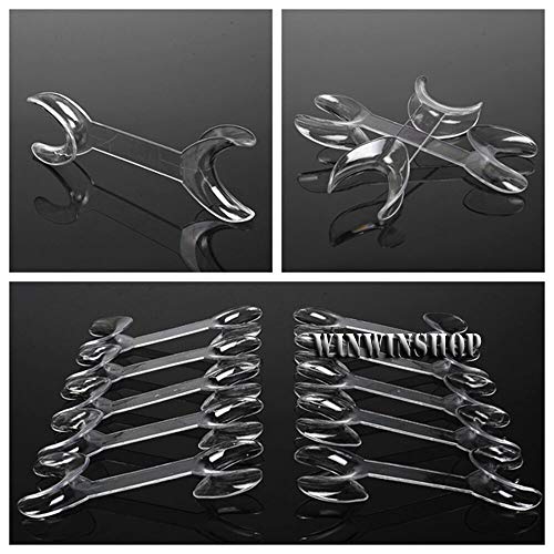 Christzo 10pcs Large Dental Double-headed T-Shape Intraoral Cheek Lip Retractor Openers