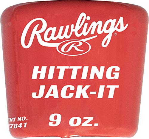 Rawlings HITJACK Baseball Training Aids Bat Weights, Red