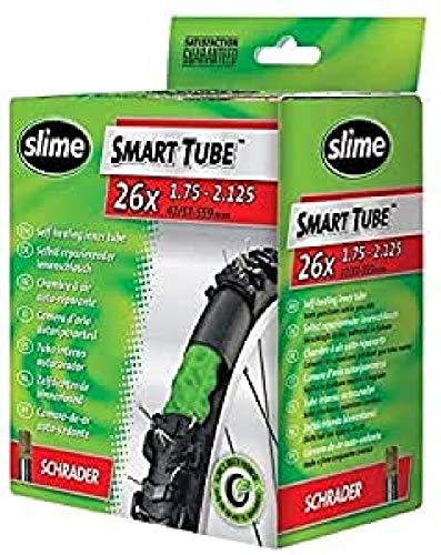 Slime 30059 Self-Sealing Smart Tube, Schrader Valve (26 x 1.75-2.125')