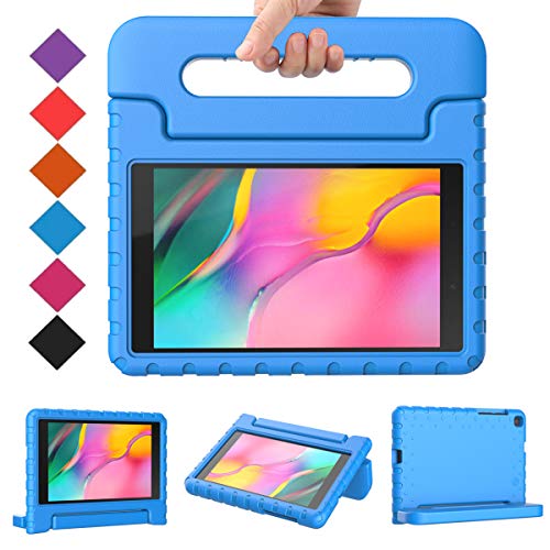 BMOUO for Samsung Galaxy Tab A 8.0 2019 Case SM-T290/T295, Galaxy Tab A 8.0 Case 2019, Shockproof Light Weight Protective Handle Stand Kids Case for Galaxy Tab A 8.0 inch 2019 Without S Pen - Blue