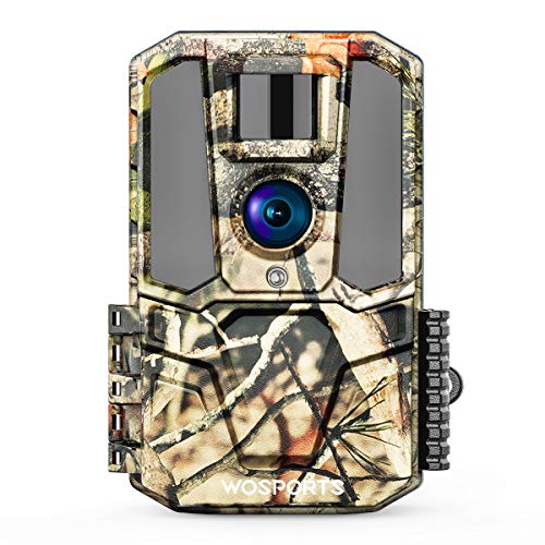 [2020 Upgrade] Trail Camera 30MP 1440P HD 2.0' Color LCD, Hunting Game Camera with IR Night Vision Motion Activated for Outdoor Wildlife Monitoring Home Security Waterproof with 16 GB Card (no Card)