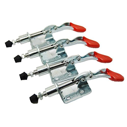 XRPAOWA 4 PCS Toggle Clamp 301AM Hand Tool 99lbs Holding Capacity Stroke Push Pull Action Light Duty Tool