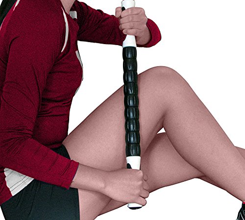 Top Rated Muscle Roller Massage Stick: A Sports Body Massager Tool-Release Myofascial Trigger Points, Reduce Muscle Soreness, Tightness, Leg Cramps & Back Pain, Rub Muscle for Relief & Recovery