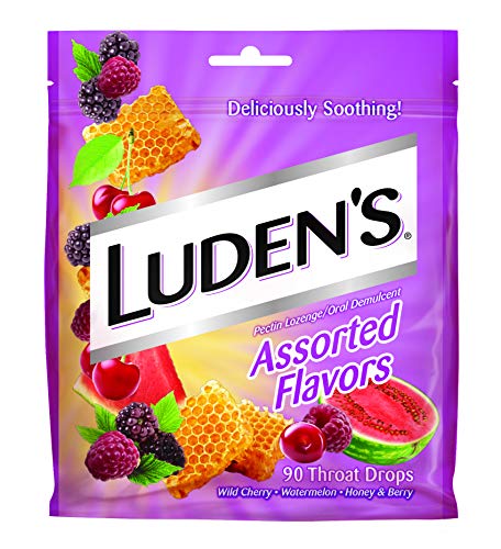 Ludens Throat Drops, Assorted Flavors, 90 Drops