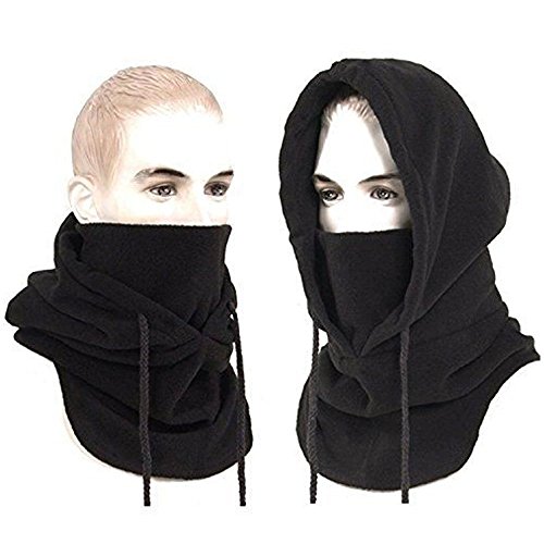 Joyoldelf Tactical Heavyweight Balaclava Outdoor Sports Mask for Outdoor Hiking Camping Hiking Skiing Cycling and Other Sports (Black)