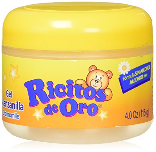 Manzanilla Ricitos de Hair Gel| Alcohol-Free Hair Care Gel for Daily Use, Gentle Gel with Chamomile Extract; 4.0 Ounces